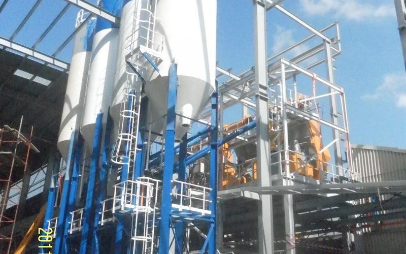 Fabrication, Supply & Erection of Aggregate Silos for Amiantit Oman at Ruysal